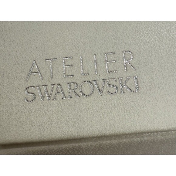 Swarovski Atelier SK271-P 48G Brown Cat Eye Sunglasses Frame 53-18-140 Italy COA - Picture 10 of 14